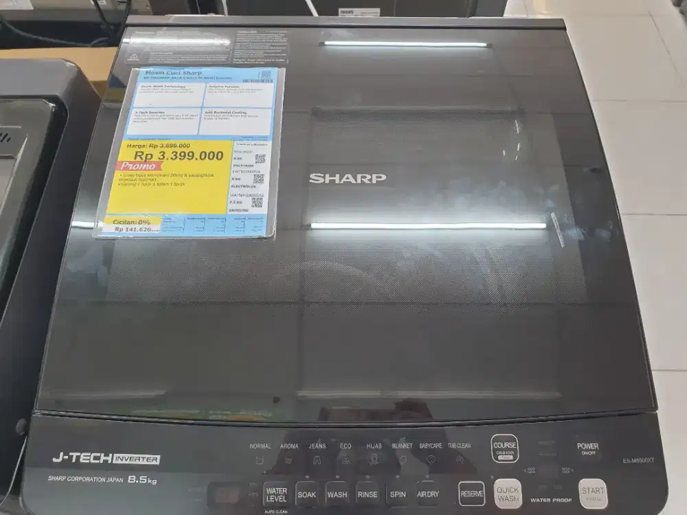 SHARP ES M9500XT SA Top Loading 9,5Kg