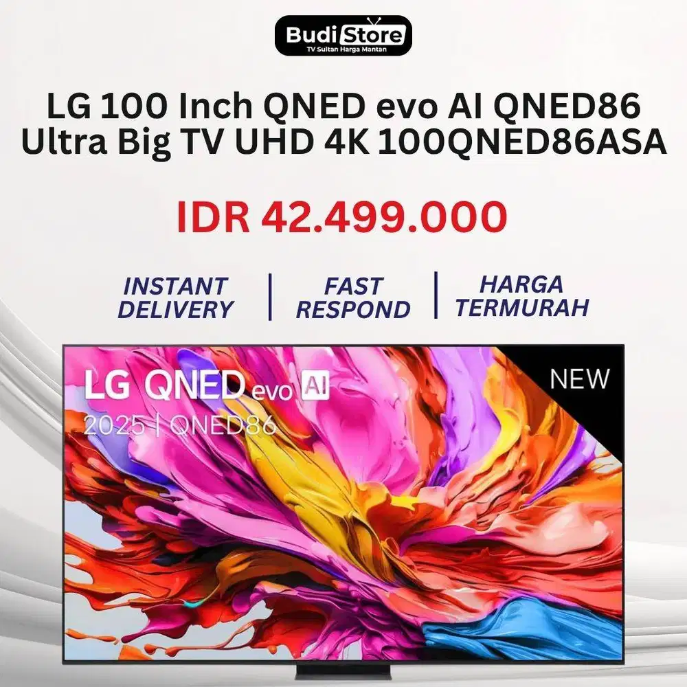 LG 100 Inch QNED evo AI QNED86 Ultra Big TV UHD 4K 100QNED86ASA