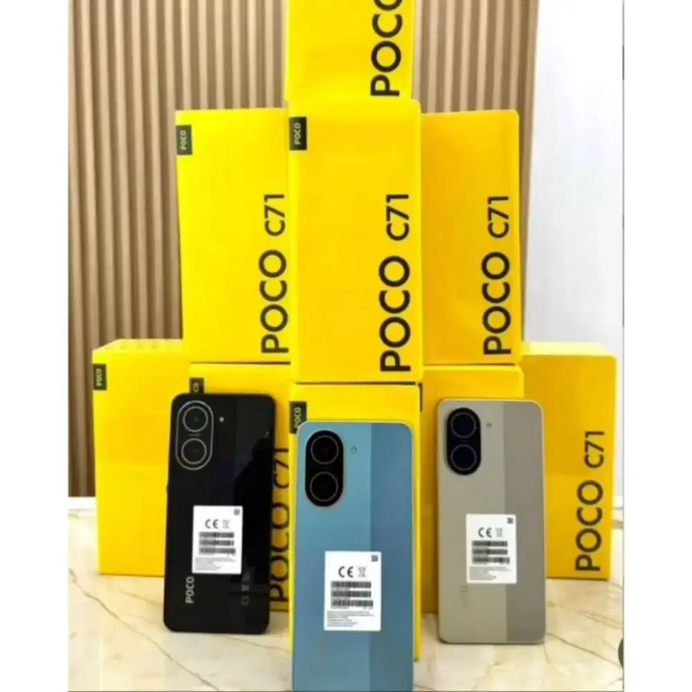 POCO C71 RAM 4+4/128 BARU SEGEL