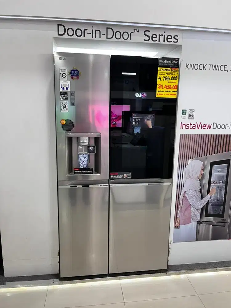 KULKAS SIDE BY SIDE LG (by Home Credit)