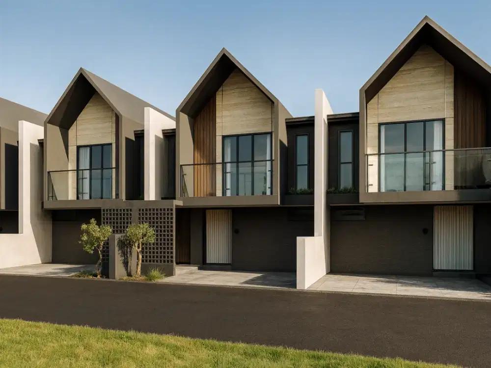 Dekat pasar Gentan Rumah Model Scandinavian 2 Lantai