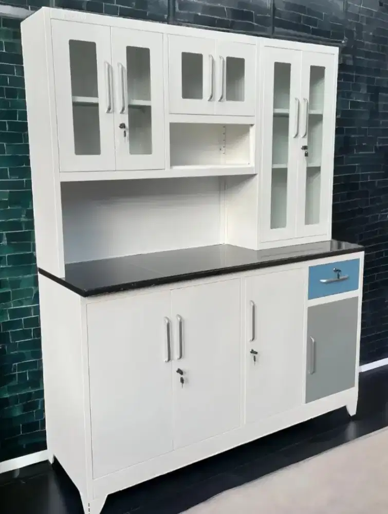Lemari Dapur - Kitchen Set Kabinet Besi Bufallo KC 446 GW