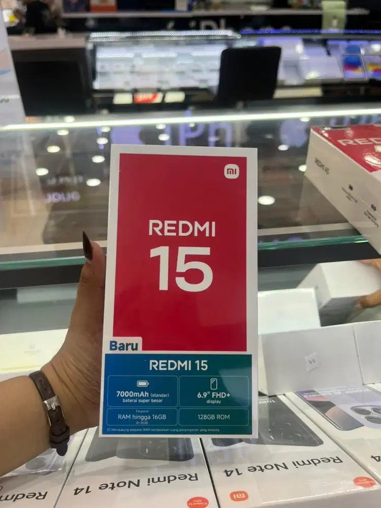 Redmi 15 8/128GB baru segel