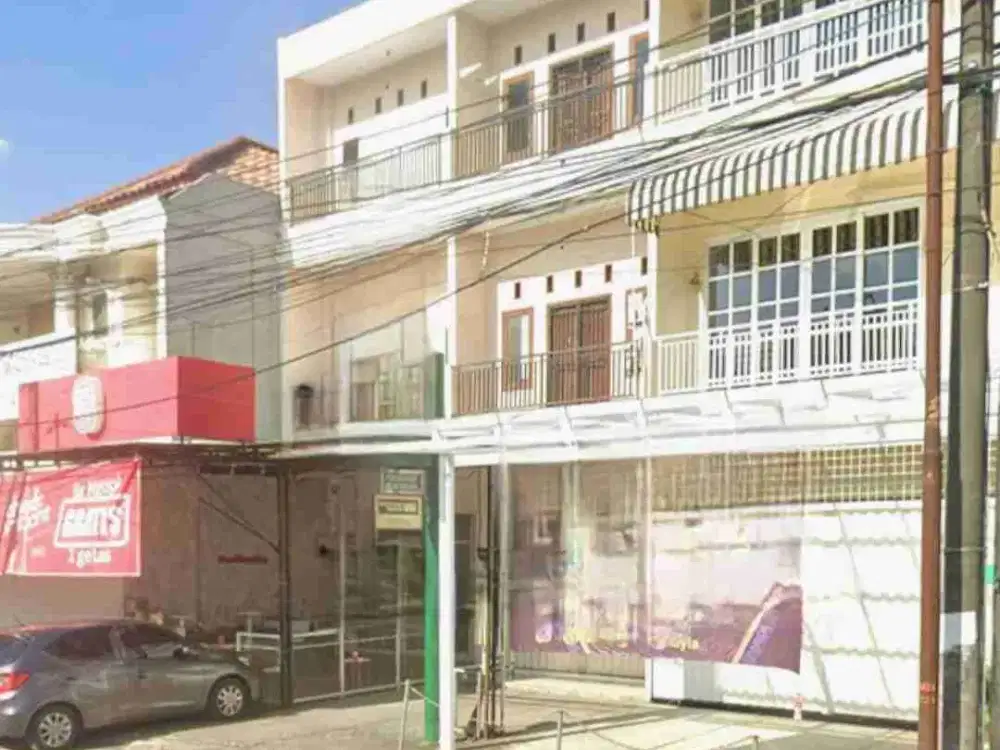 Ruko full 3 lantai pinggir jalan raya Pondok Kopi, Duren Sawit dekat stasiun KRL