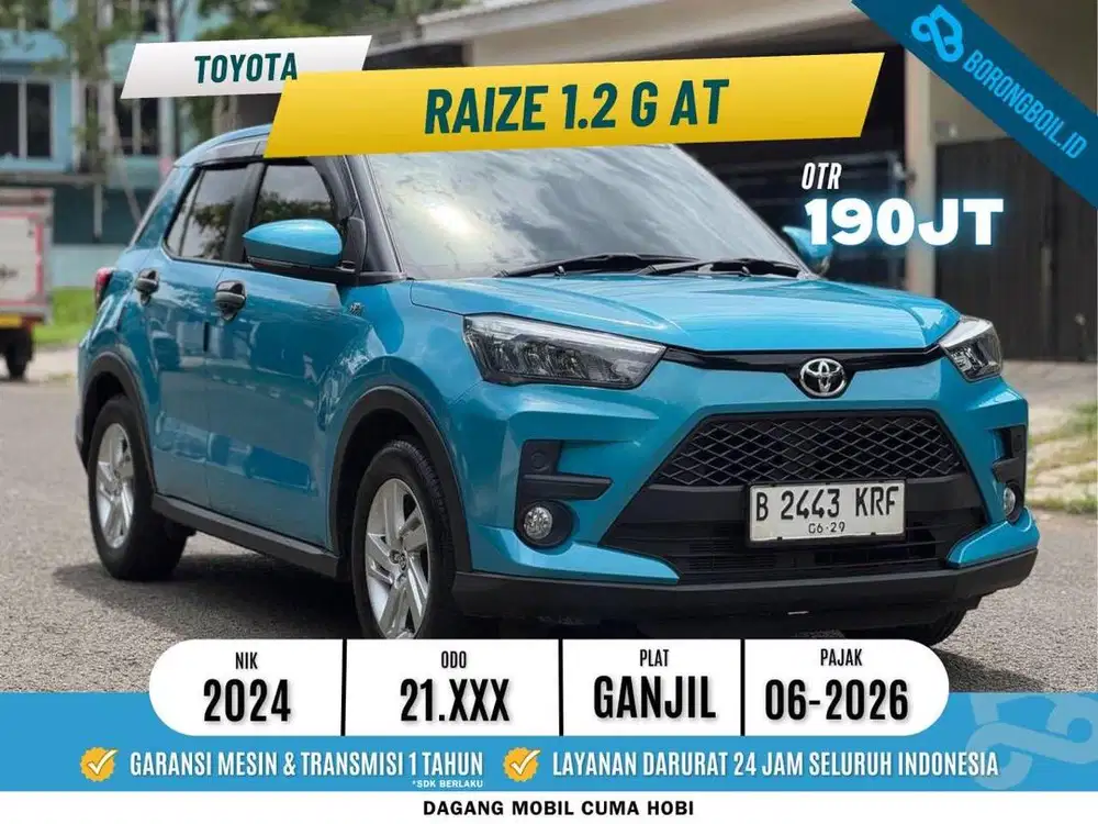Toyota Raize 1.2 G CVT 2024