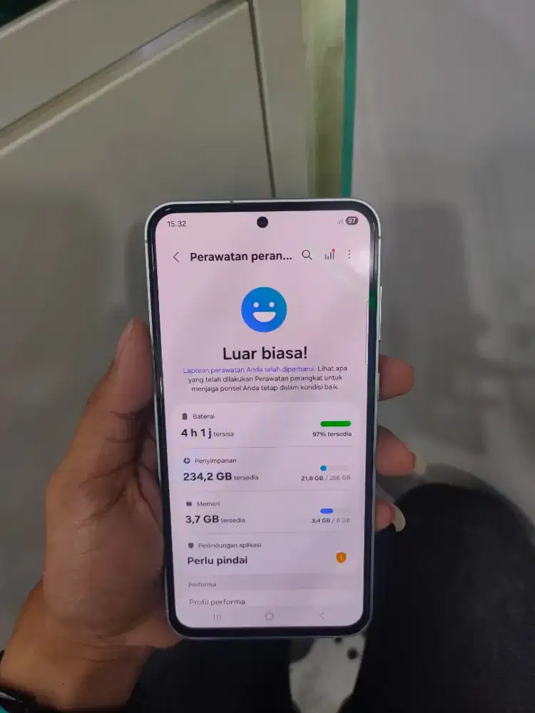 Samsung s23fe 8/256 barang full set mulus normal ceksepuasnya