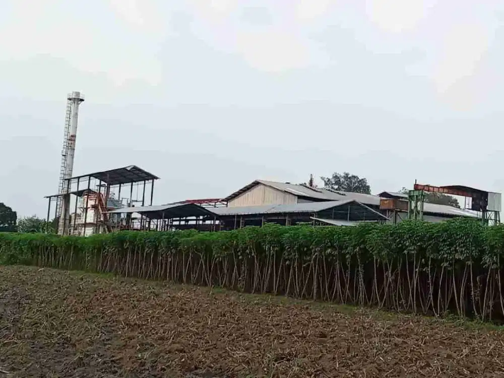 JUAL PABRIK GULA PASIR KEDIRI FULL MESIN 1,2HA BAGUS SIAP USAHA SHM