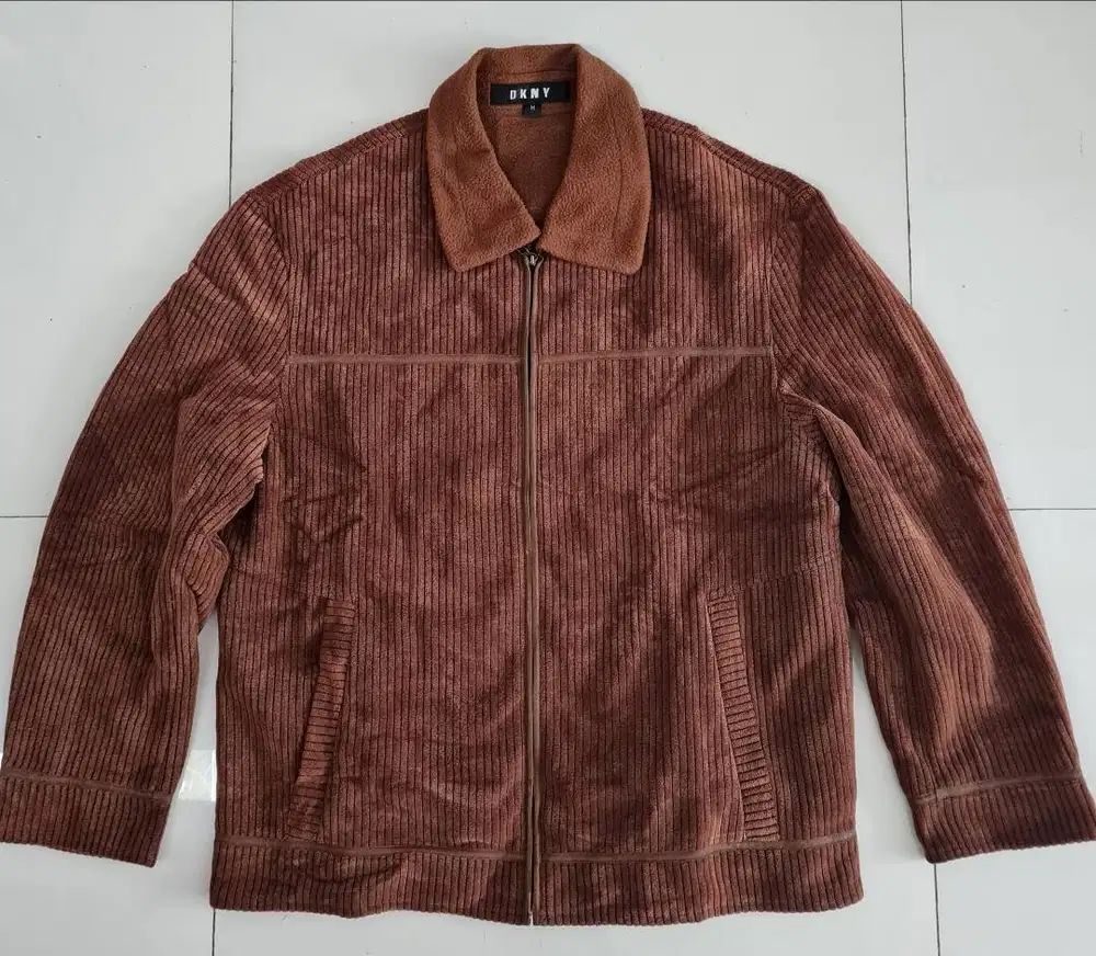 Jaket DKNY Original Coklat size M