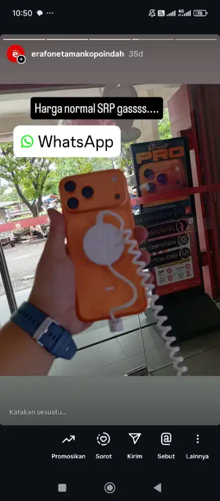 READY IP 17 PRO ORANGE GRESS RESMI IBOX HARGA RESMI