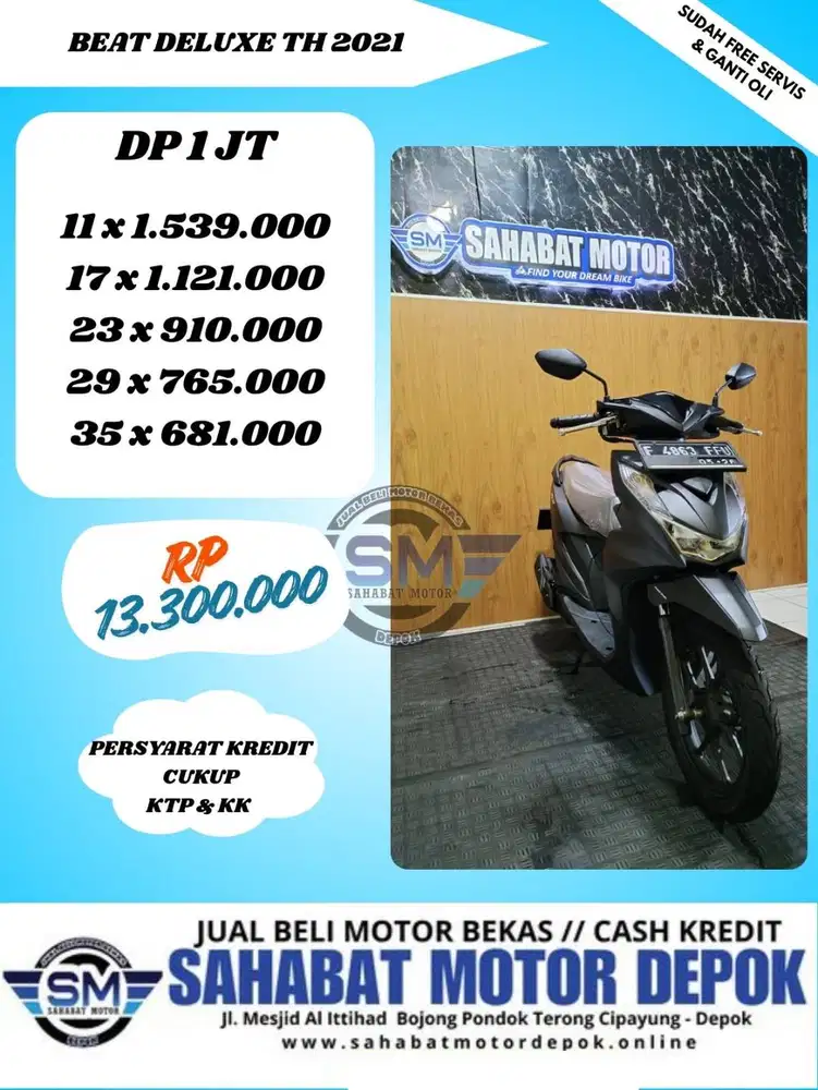 HONDA BEAT DELUXE TH 2021