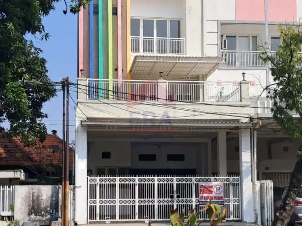 Dijual/Disewakan Ruko Strategis Nol Jalan Raya Residen Sudirman, dekat Stasiun Gubeng, Gereja, Grand City Mall, Surabaya Pusat