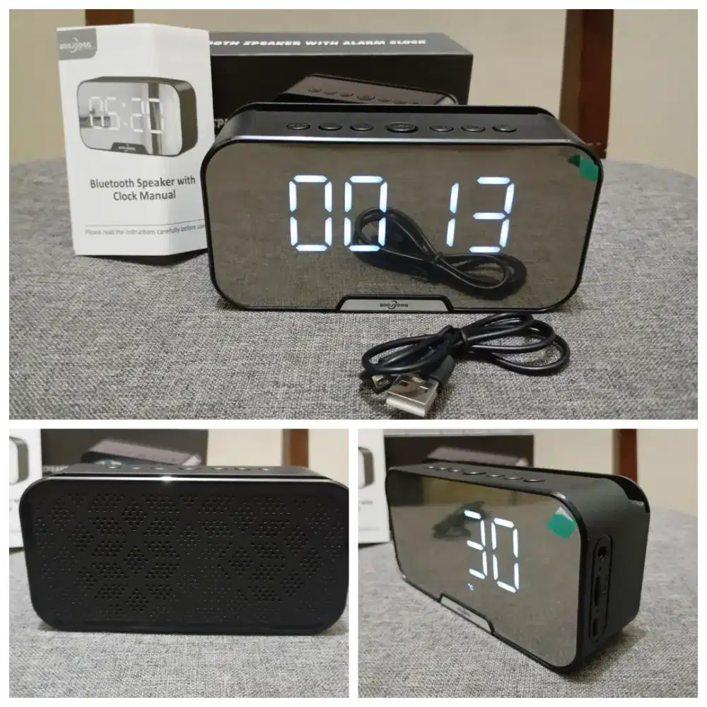 Speaker Bluetooth With Alarm Clock