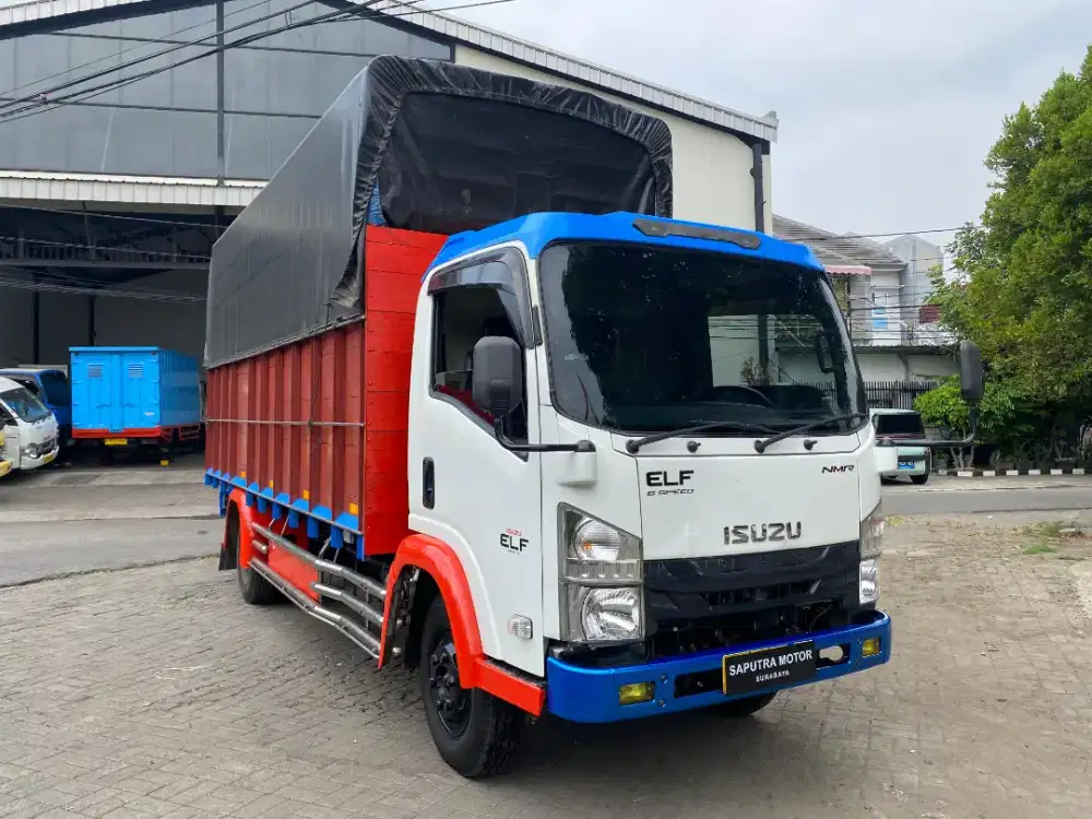 Antik Truk Isuzu ELF 6Rd Long Th2023 Bak Kayu