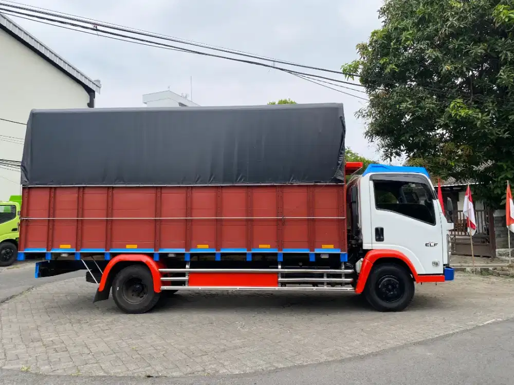 Antik Truk Isuzu ELF 6Rd Long Th2023 Bak Kayu