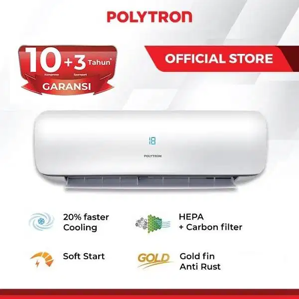 AC SPLIT POLYTRON 0.5 PK 490 WATT STANDARD PAC - 05 VZ FREE BRACKET