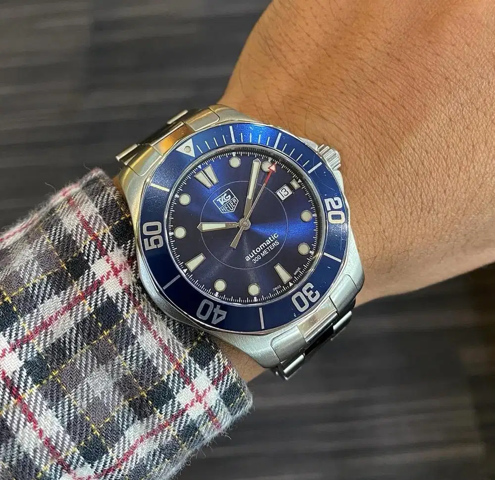 Tag Heuer Aquaracer WAB2011 Blue Dial Automatic 41mm