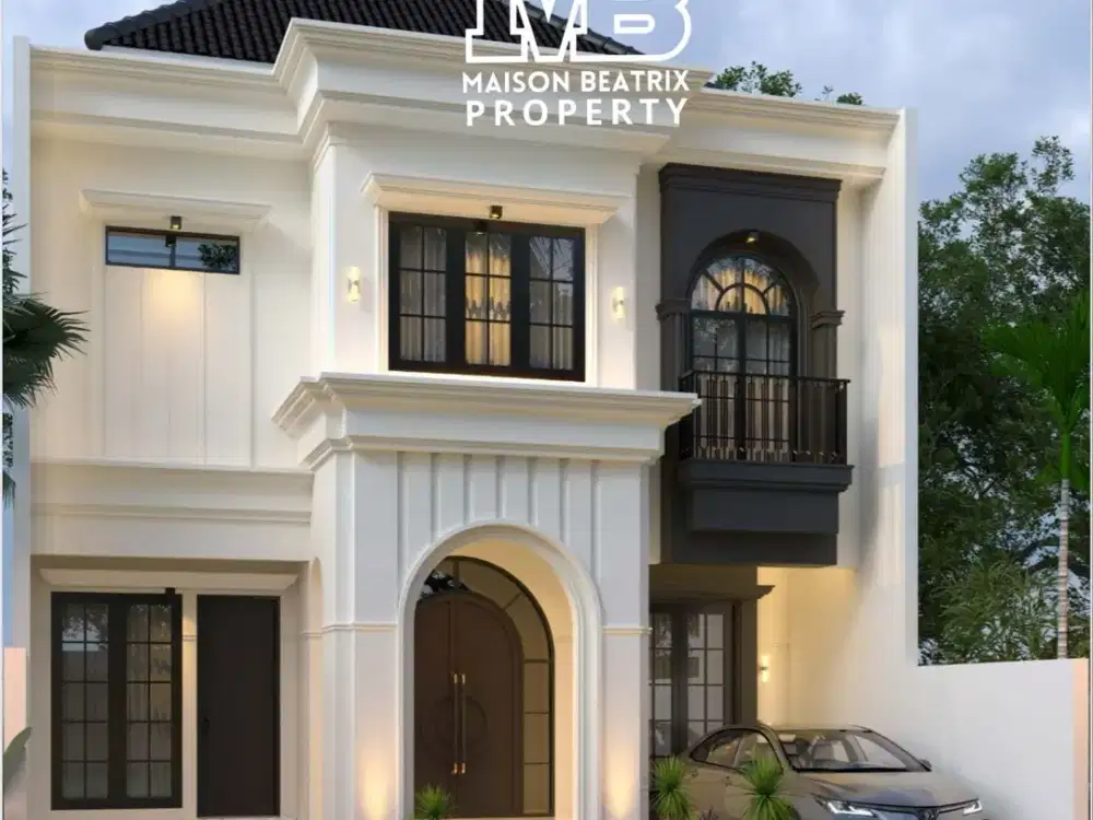 RUMAH MEWAH GAYA MODERN CLASSIC, SEDANG PROSES PEMBANGUNAN LOKASI STRATEGIS DI NUSA LOKA - BSD