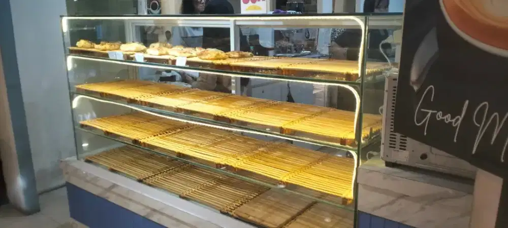 Jual cepet Etalase ukuran 180x50x90