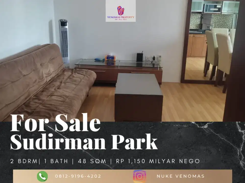 Dijual Apartement Sudirman Park 2 Bedroom Full Furnished