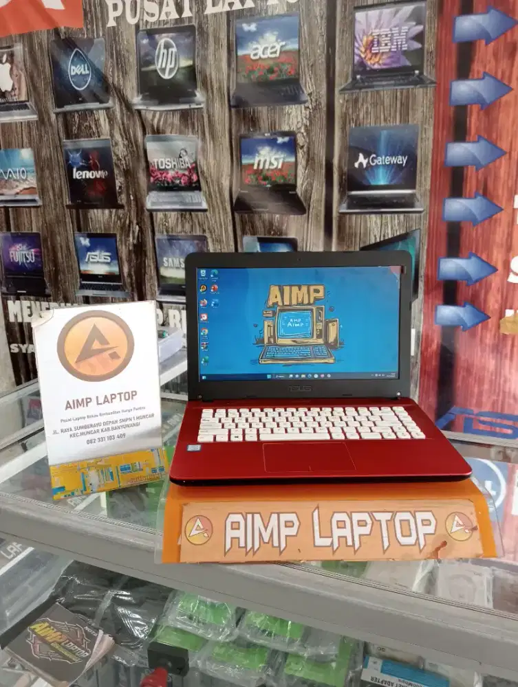 Laptop Asus x441u core i3 gen 8 ram 8gb ssd 256gb