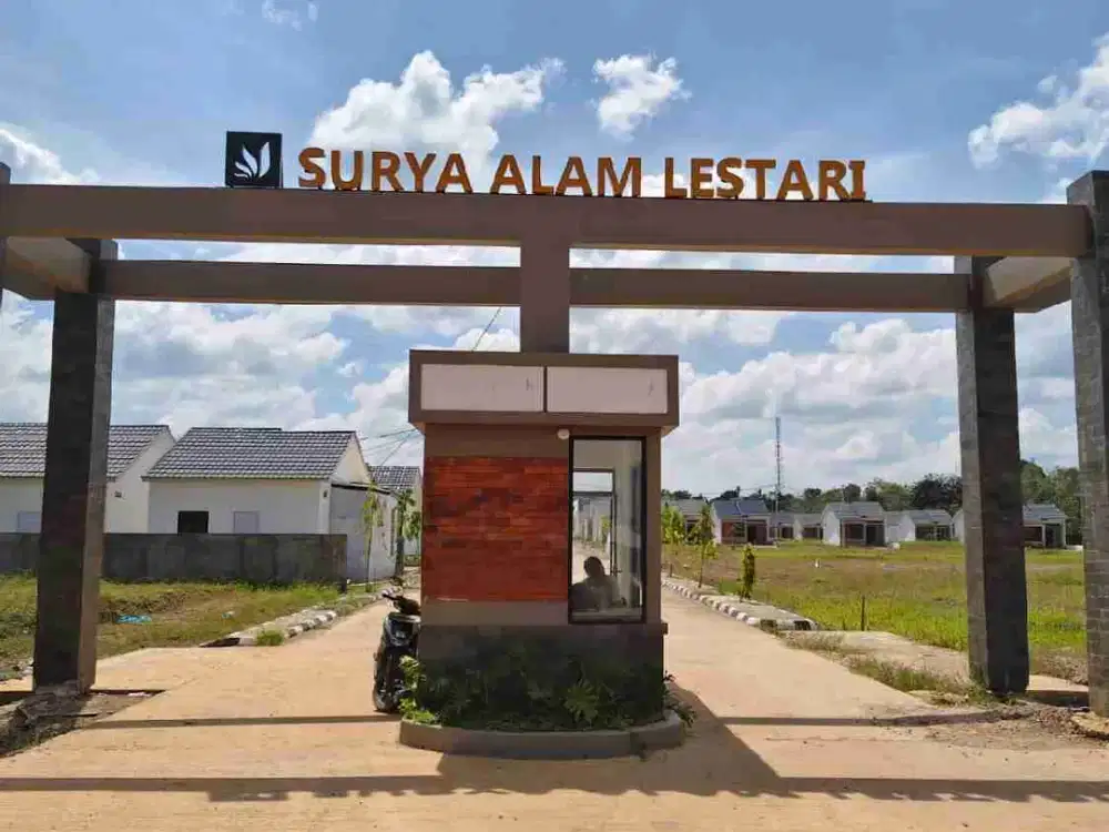 Dijual Rumah Subsidi Tipe 36/91 di Gandus Palembang Angsuran 1 Jutaan Free PDAM