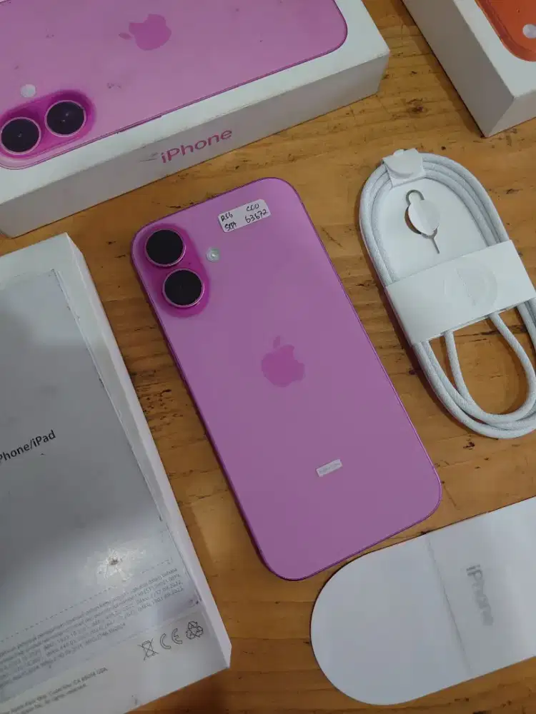 Iphone 16 128 ibox pink bh 93 grs on april 2026