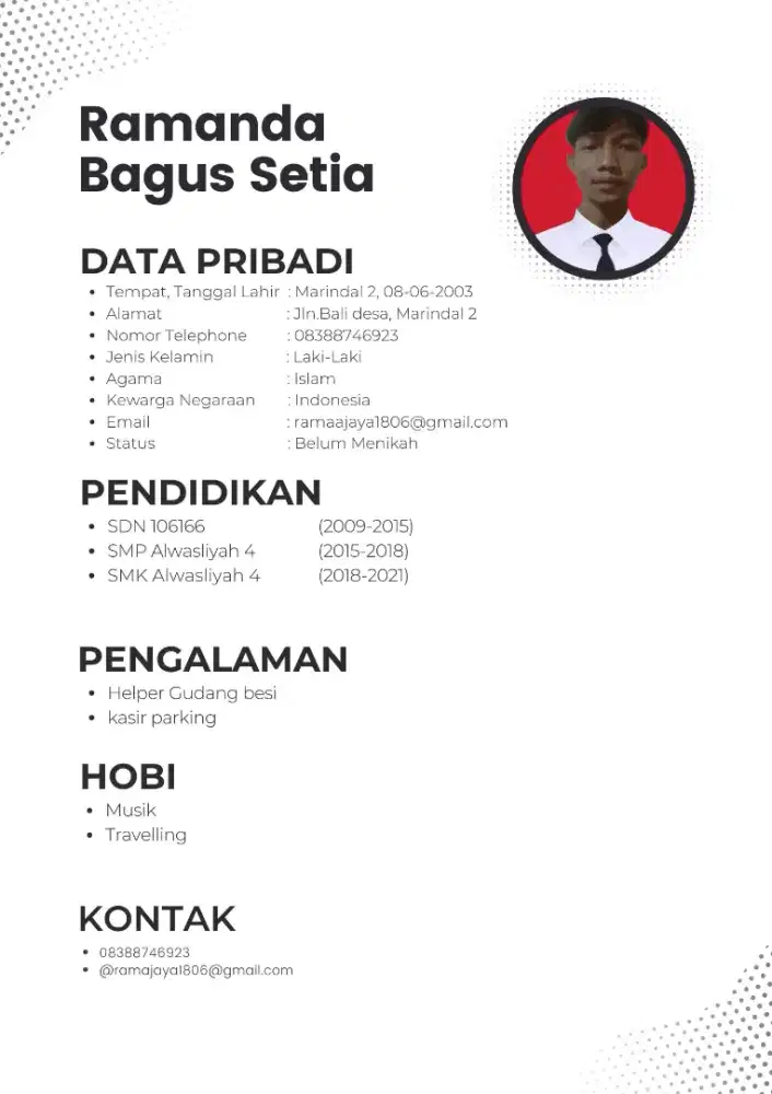 Permisi info lokernya pak/Bu