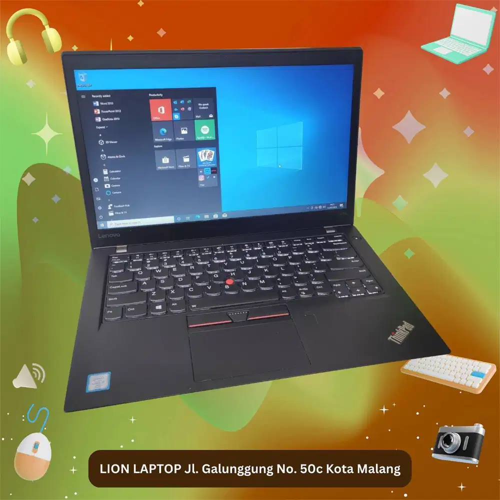 RAM 8GB SSD 256GB Core i7 SLIM Lenovo Thinkpad T470s [18|11]