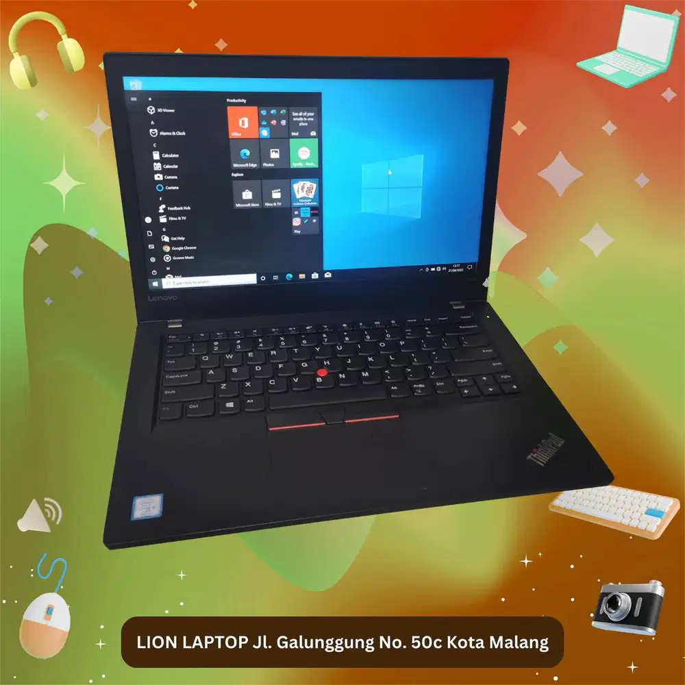 RAM 16GB Core i5 Gen7 SSD 256GB Lenovo Thinkpad T470 [18|11]
