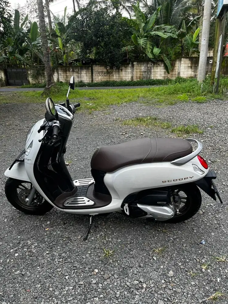 SCOOPY PUTIH COKLAT 2023