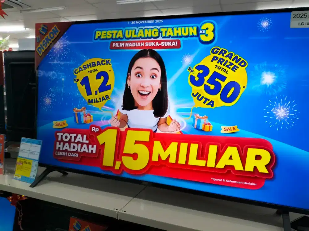Kredit tanpa cc TV LG 55 | 4K UHD | Smart TV