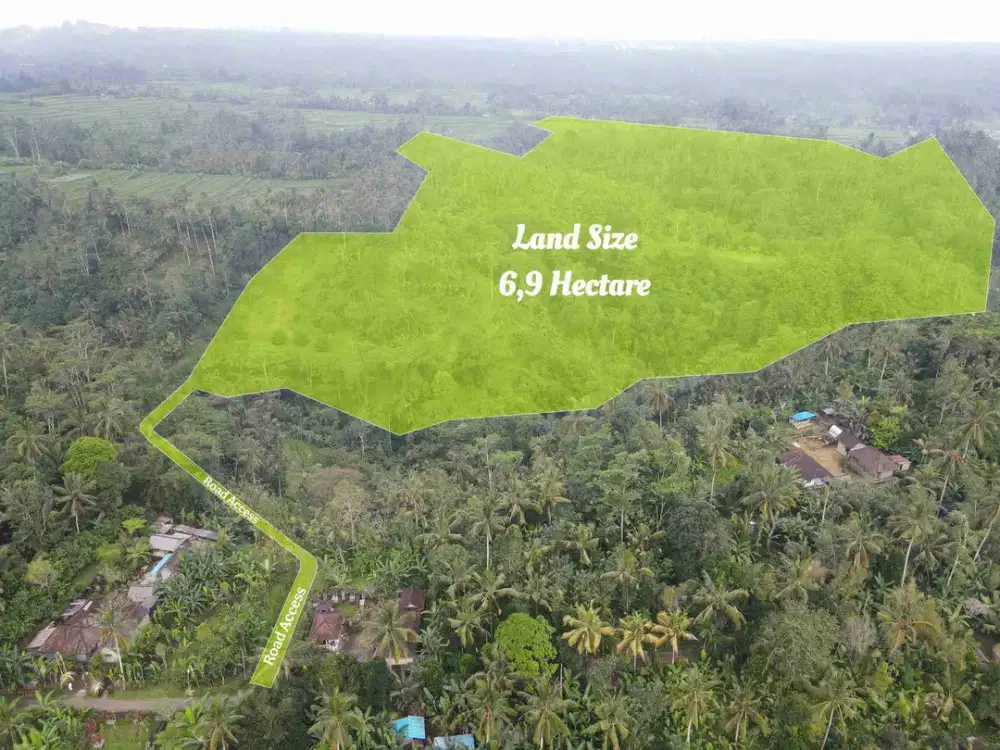 DIJUAL CEPAT  LOKASI TANAH   VIEW SAWAH & SUNGAI , UBUD PAYANGAN  - BALI.