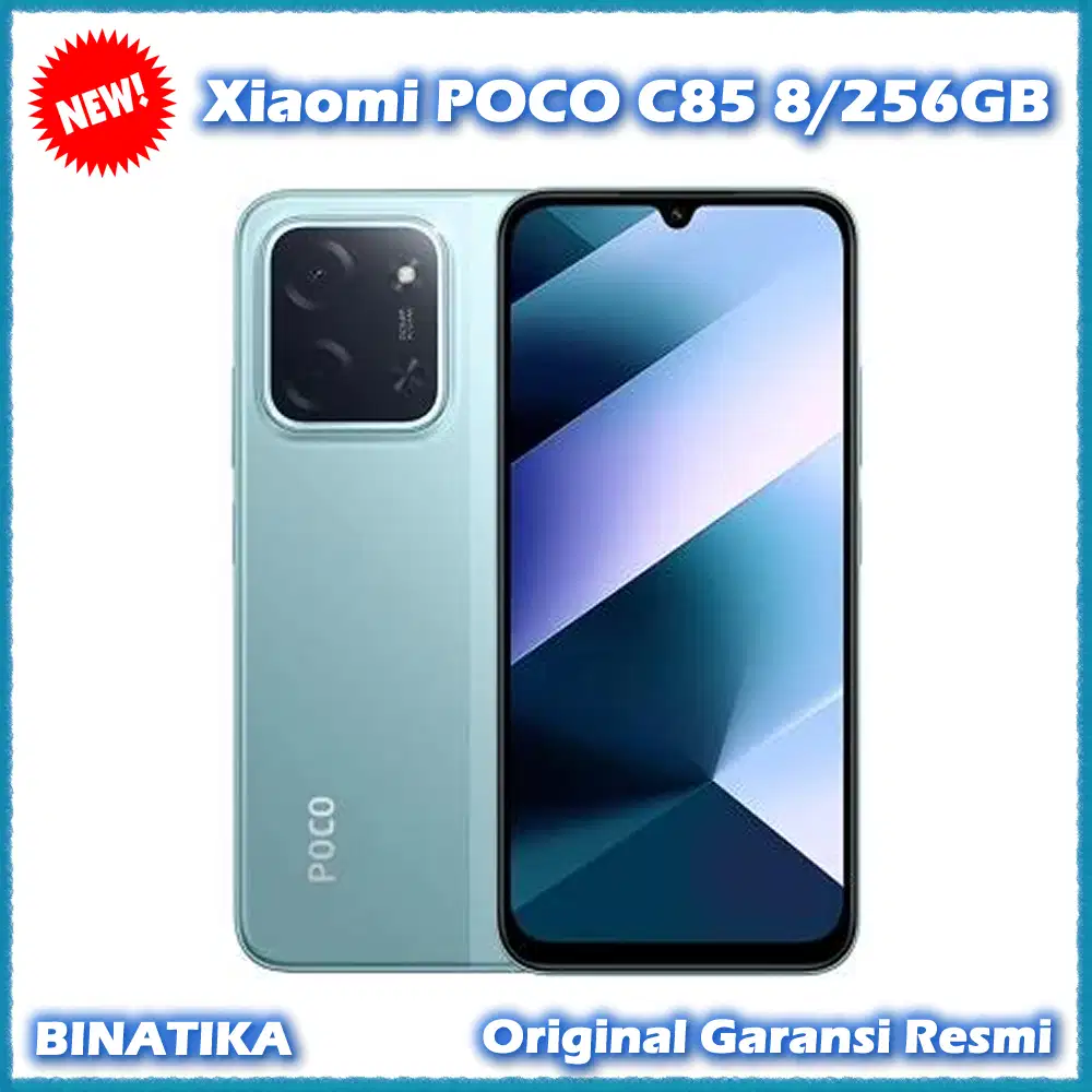 (Baru) Xiaomi POCO C85 NFC 8+8/256GB Garansi Resmi