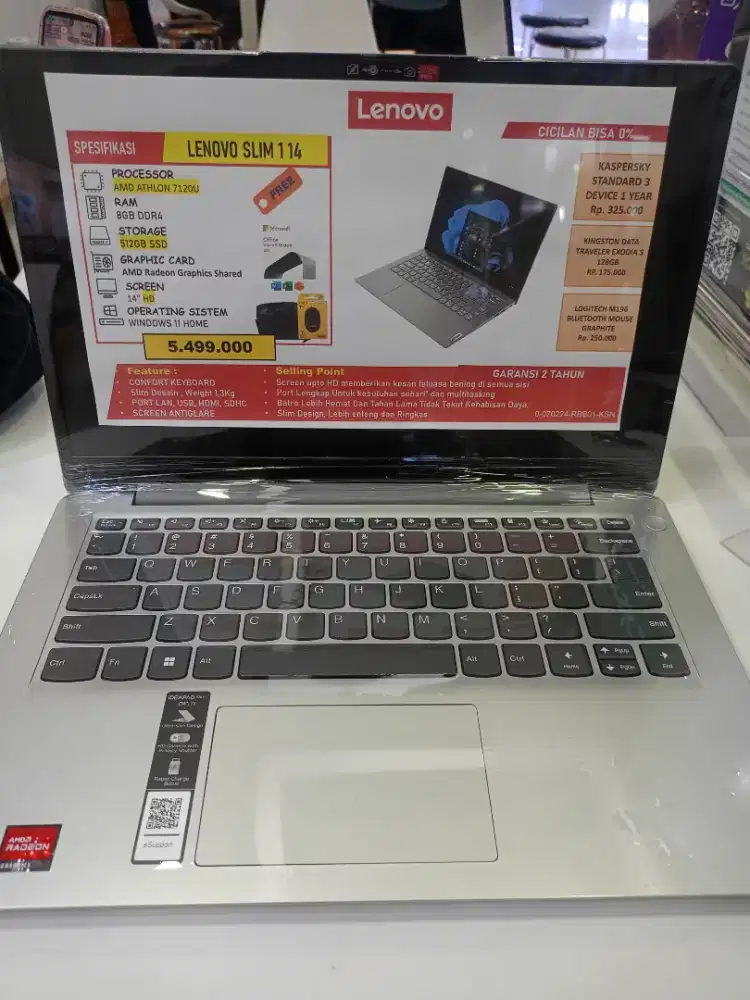 Laptop Lenovo slim 1 cicilan aeon fast