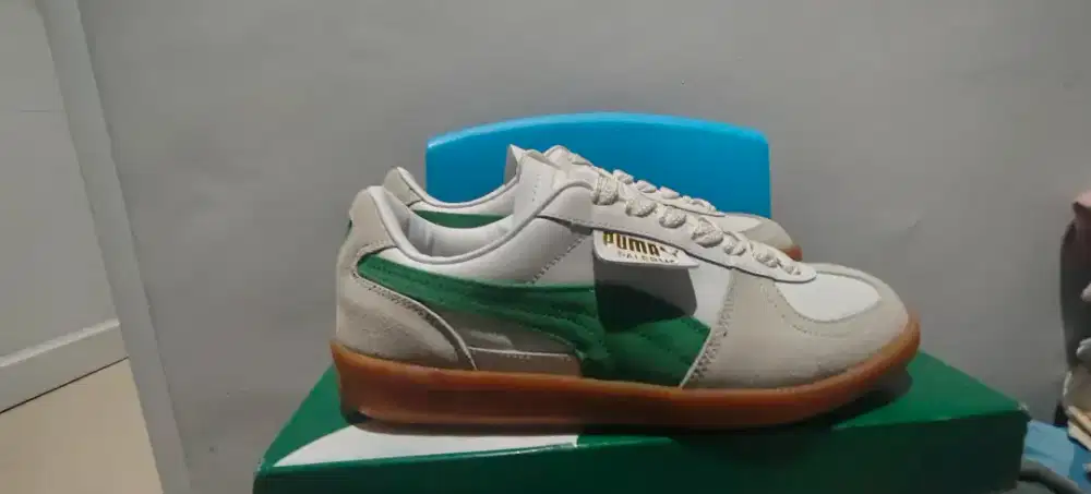 Puma Palermo white green gum size 41 (26.5 cm)