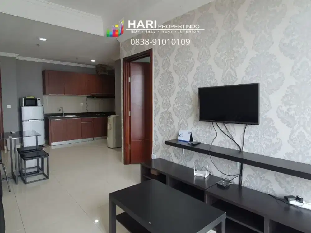 FOR RENT/SALE Apartment Denpasar Residence Kuningan City 1BR - Furnish Close to LRT MRT Busway Mall Ambasador Lotte Kokas