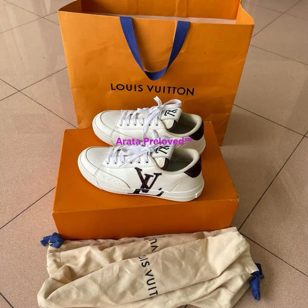 Sepatu Louis Vuitton Women Sneakers White Original