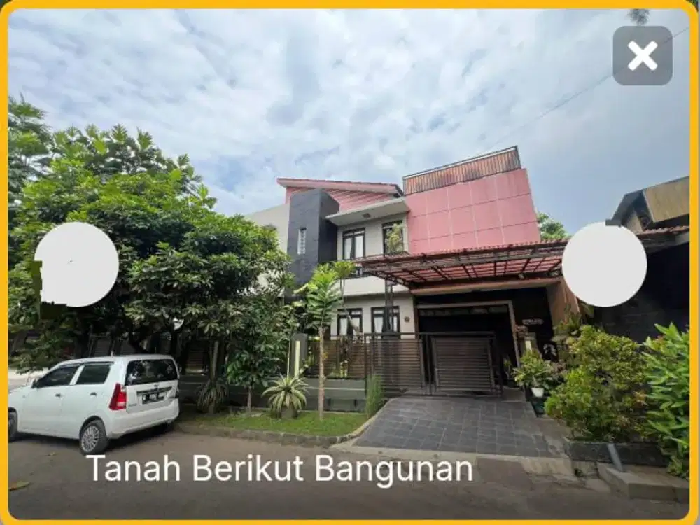 JUAL Rumah siap huni SHM mewah via LELANG di Graha Panyileukan Asri