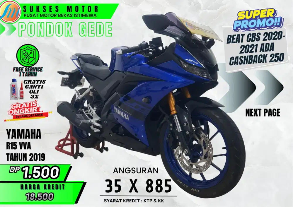 YAMAHA R15 VVA TAHUN 2019