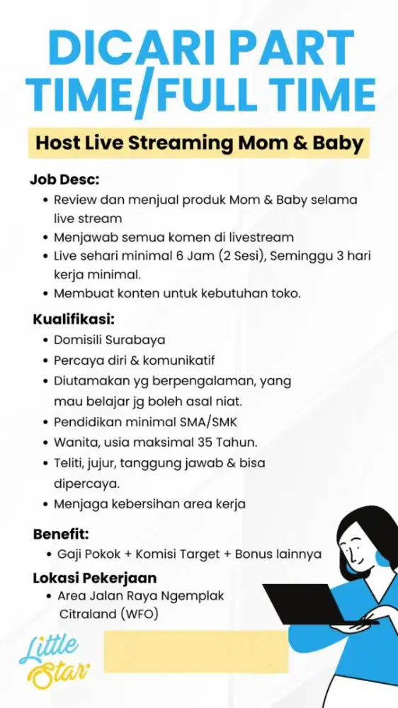 Lowongan Kerja Host Live