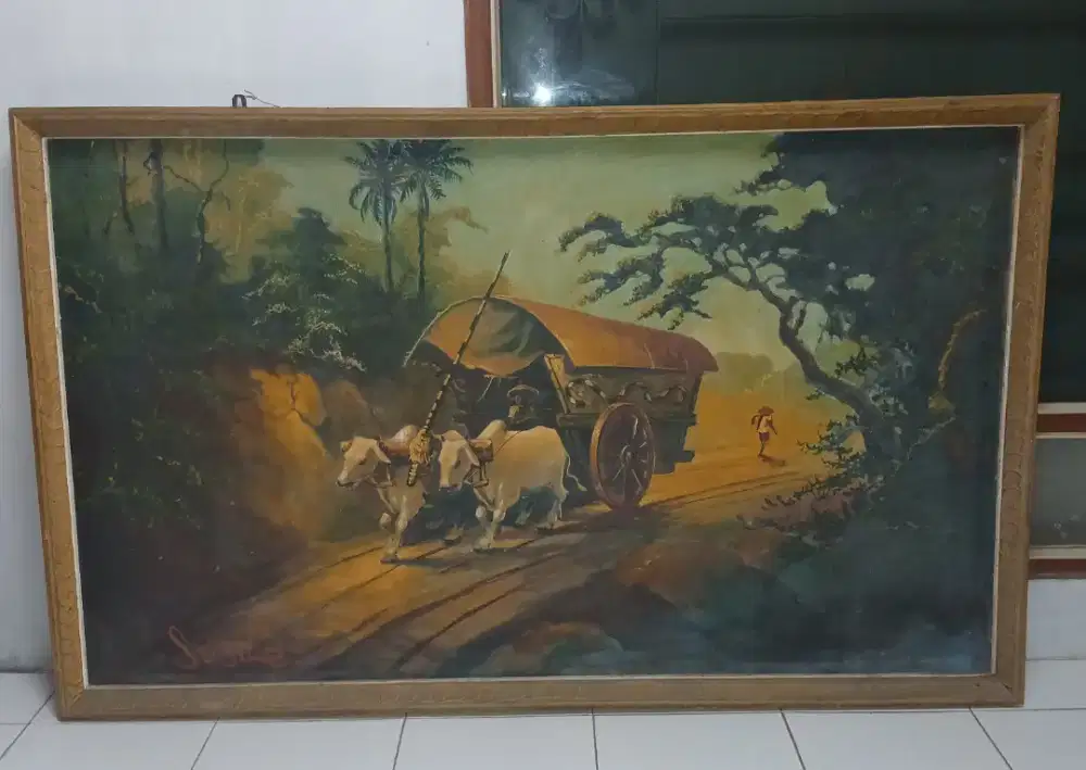 Lukisan pedati antik kuno