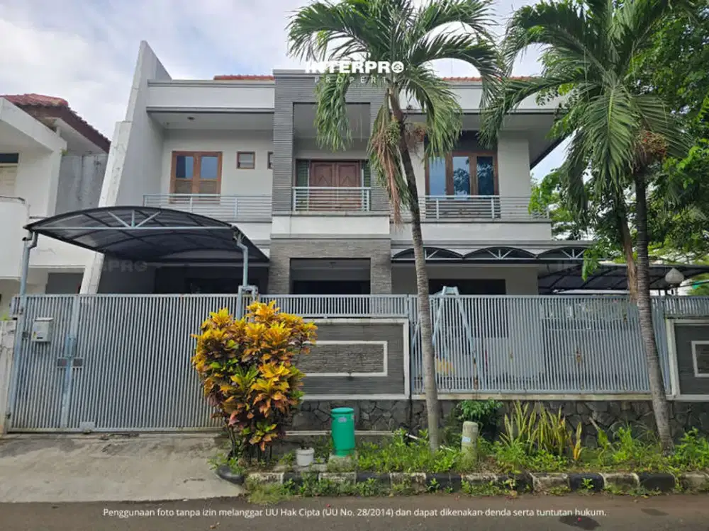 Rumah Hook 2 Lantai Dijual Taman Permata Buana Dekat Taman - LT 266m2