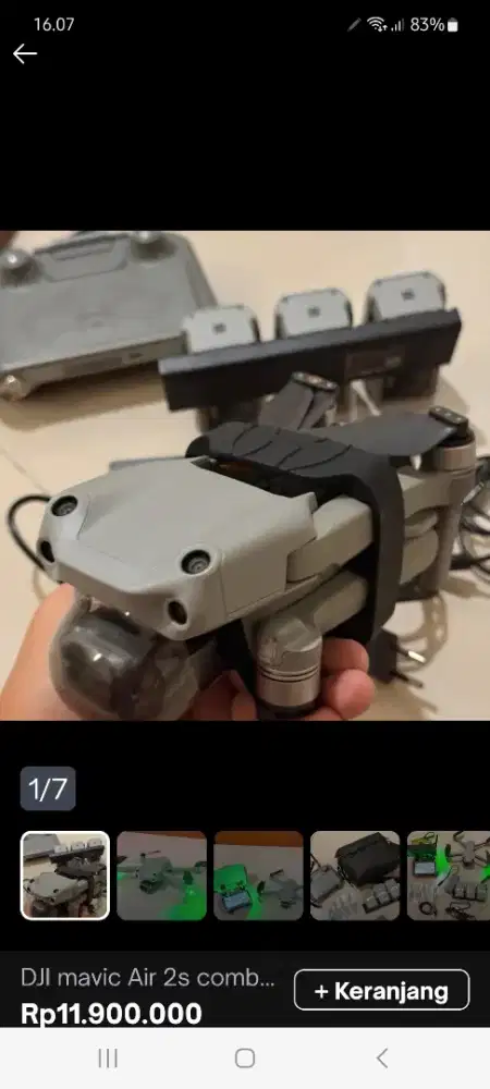 Jual Drone DJI Mavic Air 2s Combo 2 Batere Mulus Like New 90%