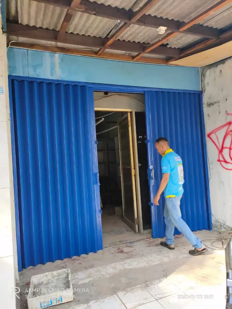 Rolling door folding gate harmonika baru