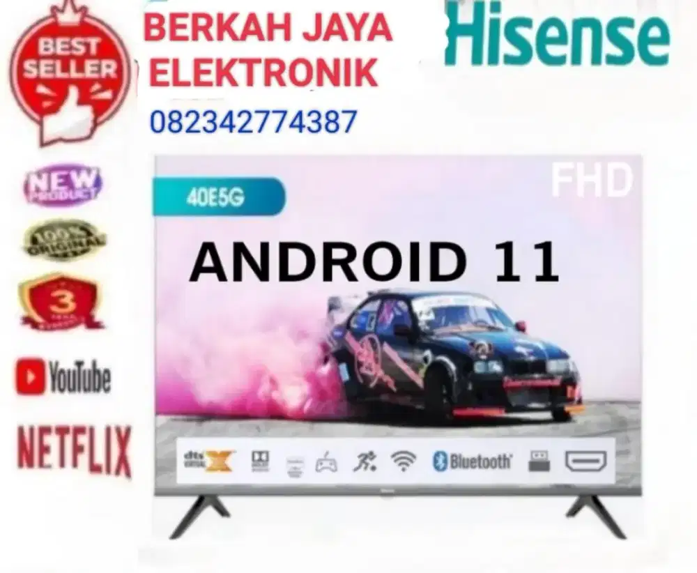 TV LED HISENSE 40E5G