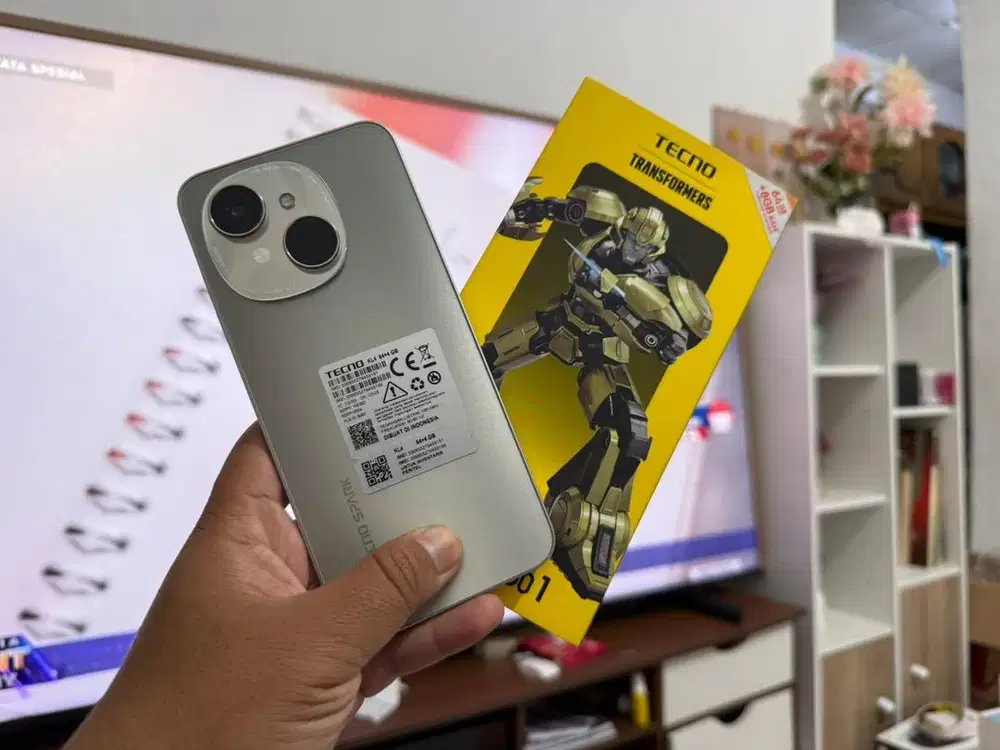 Tecno spark go 1 4/64gb mulus 10000% seperti baru garansi fullset