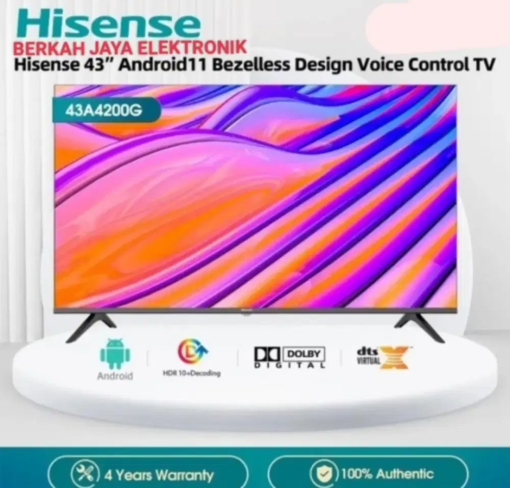 TV LED HISENSE 43A4200G