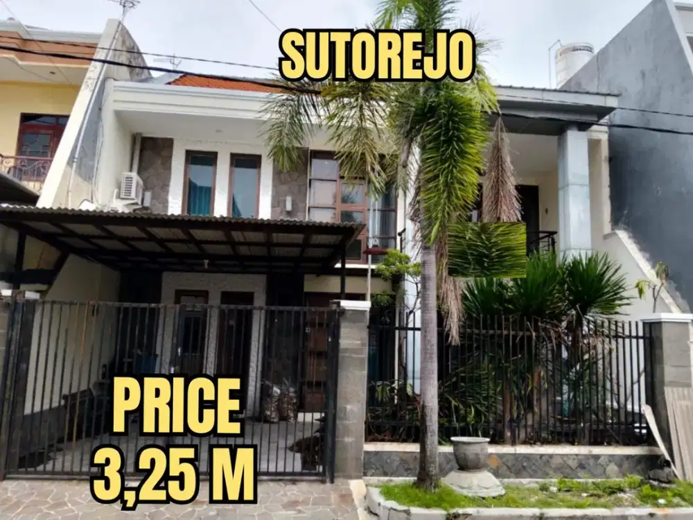 RUMAH SUTOREJO MULYOSARI BABATAN PANTAI BAGUS TERAWAT SIAP HUNI. DEKAT MERR, UNAIR, UWK, ITS, SUPERINDO, Dsb
