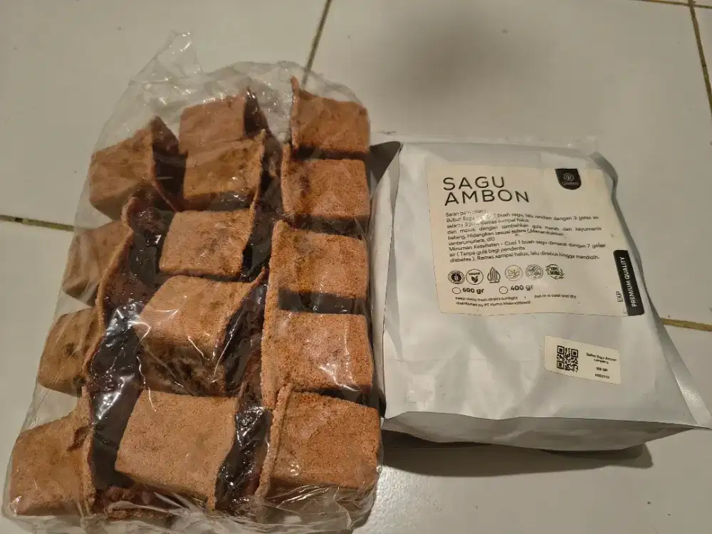 Sagu ambon, bakar, premium