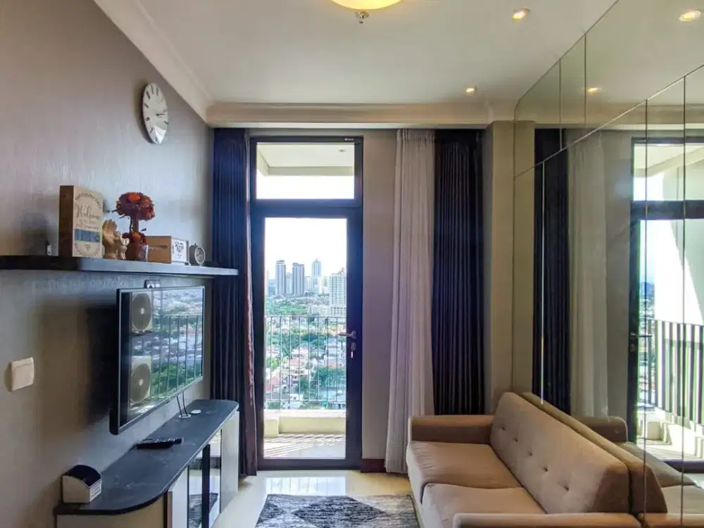 Permata Hijau Suites Apartment 1 BR Modern Furnished PALING MURAH, Lokasi di Jakarta Selatan